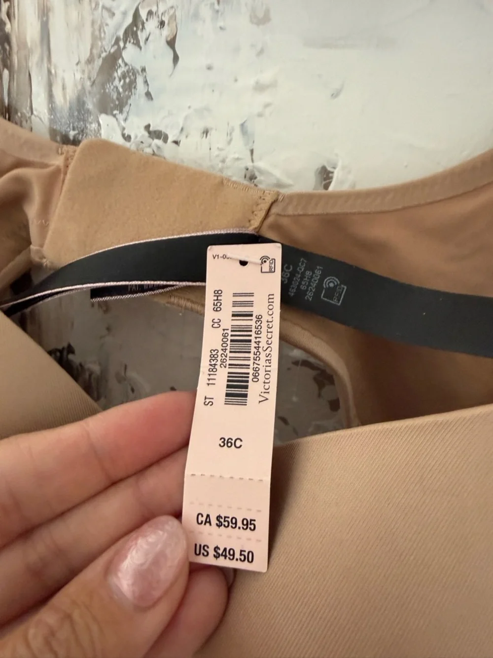 Victoria's Secret Smooth Beige T-Shirt Bra - Picture 3 of 4